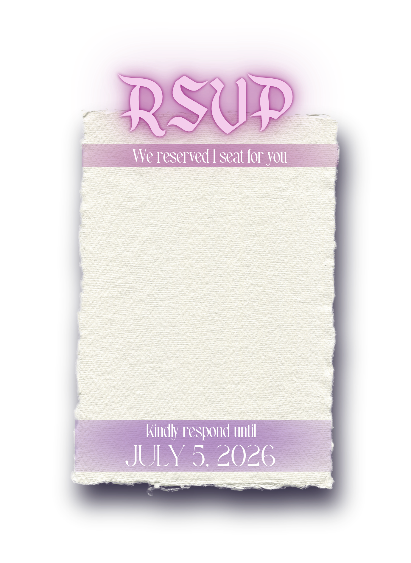 RSVP Card